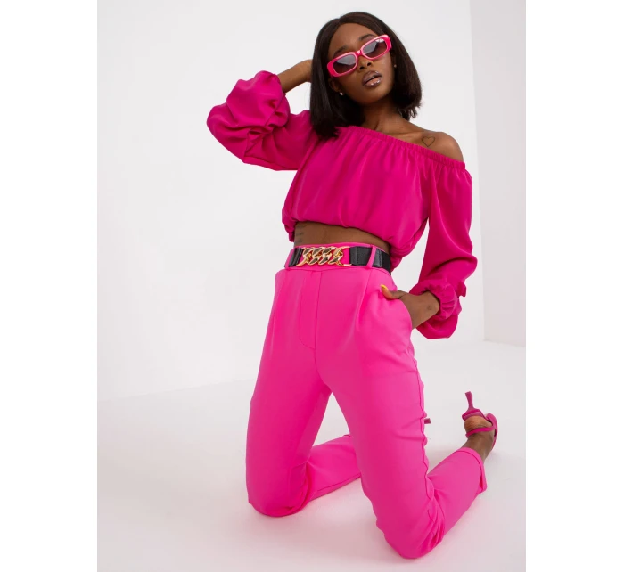 DHJ kalhoty SP 13165.20 fluo růžová DHJ kalhoty SP 13165.20 fluo růžová