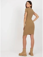 Sukienka EM SK HS 21 model 21110900 ciemny bezowy - FPrice