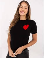 Sweter IT SW model 21480351 czarny - FPrice Sweter IT SW model 21480351 czarny - FPrice