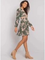 Dámské šaty LC SK 22K 3035.03P tmavě zelená - Pole Pole