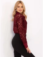 Dámská košile MI KS košile C243.18 Bordó - FPrice