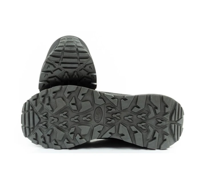 Lee Cooper pánské zimní trekové boty zateplené nepromokavé zelené