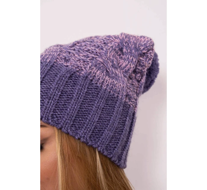 Čepice Paris fleece růžová model 18750759 - K-Fashion Čepice Paris fleece růžová model 18750759 - K-Fashion