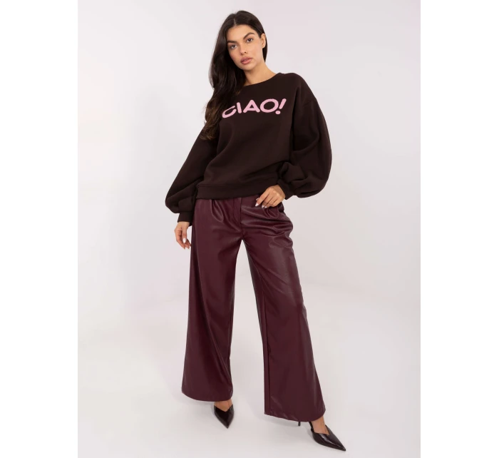 Bluza RV BL model 21749954 ciemny brązowy - FPrice