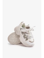 Dětské Tenisky S Křišťály Bílé Rianalla