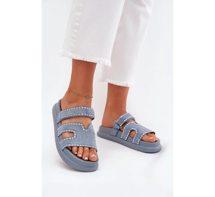 Pantofle model 215724 Step in style Pantofle model 215724 Step in style