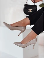 Dámské jehlové boty STILETTU na vysokém podpatku šedé FashionStreet ZY0839