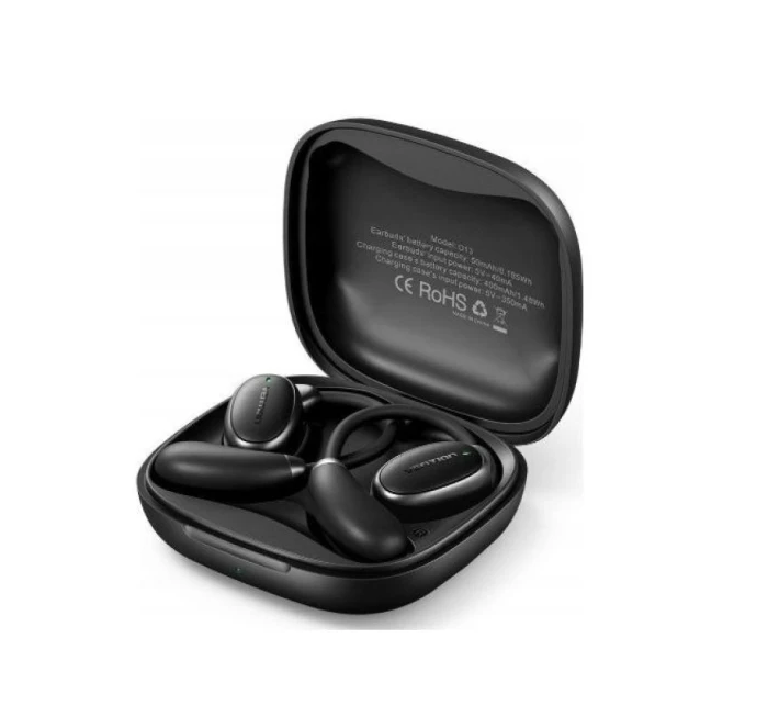 Bezdrátová sluchátka Vention s otevřenou konstrukcí BT 5.4 černá