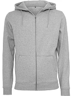 BY 012 Mikina s kapucí z těžké bavlny model 22433715 heather grey - Build your Brand BY 012 Mikina s kapucí z těžké bavlny model 22433715 heather grey - Build your Brand