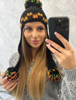 Dámská ušanka Nadia model 18751633 černá - K-Fashion