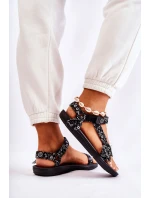 Dámské sandály na suchý zip černé Venna Dámské sandály na suchý zip černé Venna