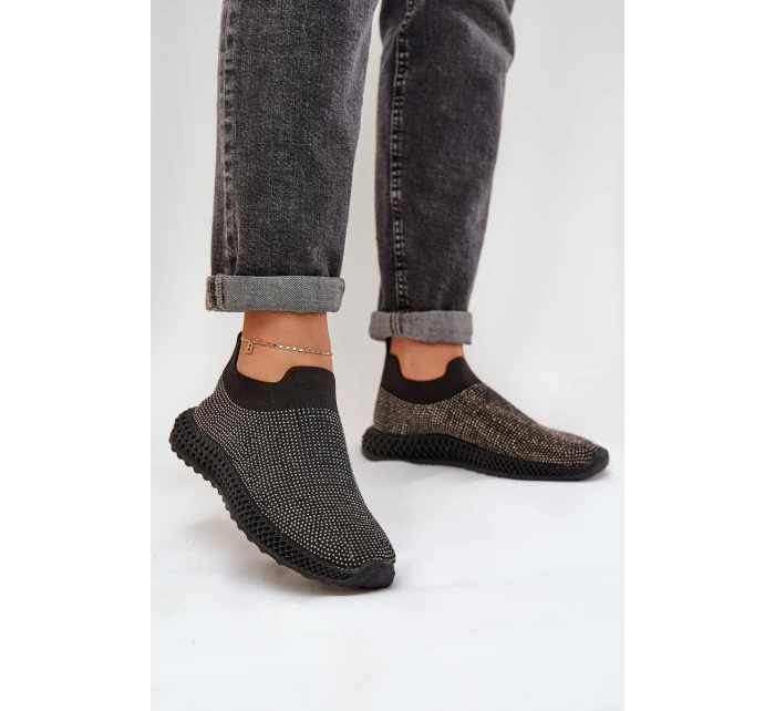 Dámské Sportovní Boty Se Zdobením D&A TW121 Černé