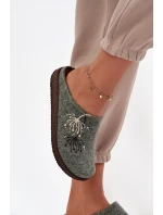 Dámská domácí obuv pantofle model 21714615 zelené - Inblu