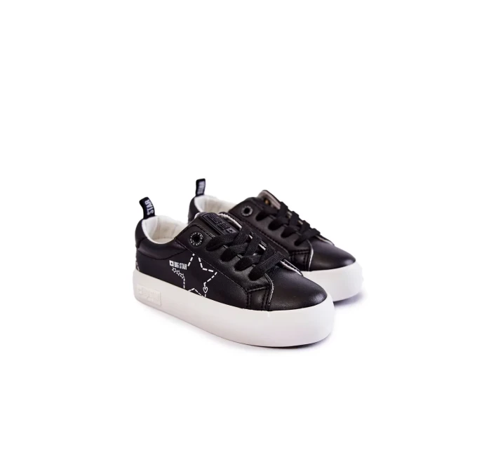 Dětská sportovní obuv Šněrovací Big Star KK374223 Černe Dětská sportovní obuv Šněrovací Big Star KK374223 Černe