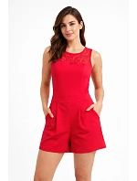 Overal dámský GOLD červený Červená / model 22067237 - House Style Overal dámský GOLD červený Červená / model 22067237 - House Style