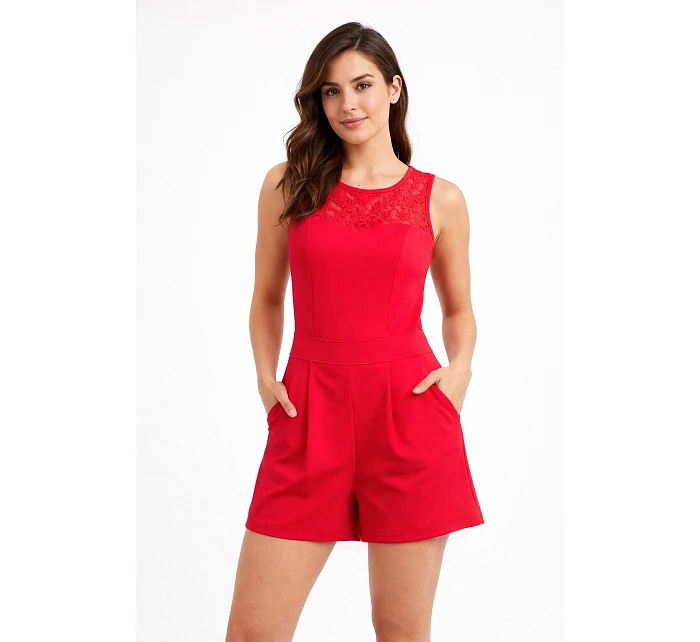 Overal dámský GOLD červený Červená / model 22067237 - House Style Overal dámský GOLD červený Červená / model 22067237 - House Style