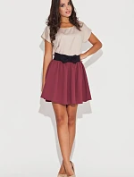 Dámská sukně K056 bordó - Katrus