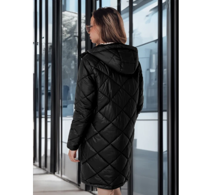 Dámská zimní bunda SNOWVIBE černá prošívaná FashionStreet TY4988