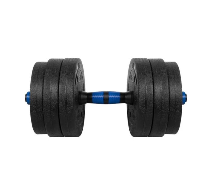 Nastavitelné bitumenové činky s konektorem 2x10 kg REBEL ACTIVE Nastavitelné bitumenové činky s konektorem 2x10 kg REBEL ACTIVE