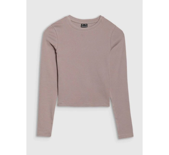 Dívčí úzký hladký rukáv s dlouhým rukávem 4F 4FJRSS25TLONF505-83S Dívčí úzký hladký rukáv s dlouhým rukávem 4F 4FJRSS25TLONF505-83S