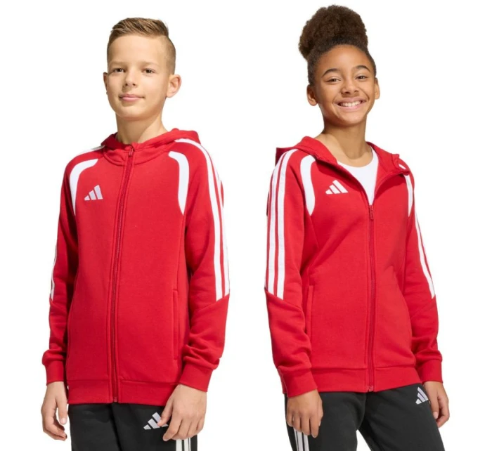 Adidas Tiro 26 League Dětská mikina bez knoflíků červená KF9101 Adidas Tiro 26 League Dětská mikina bez knoflíků červená KF9101