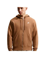 Pánská mikina Club BB FZ Hoodie světle hnědá model 22311069 270 - NIKE Pánská mikina Club BB FZ Hoodie světle hnědá model 22311069 270 - NIKE