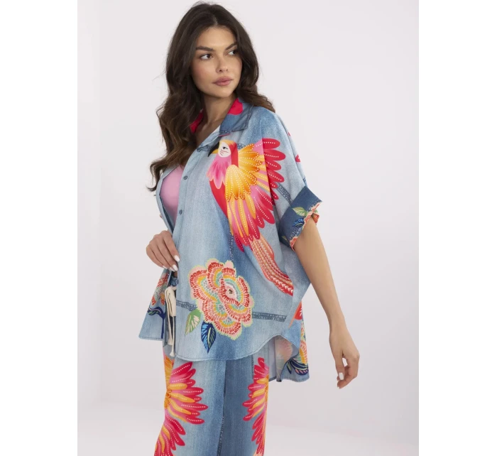 Košile DHJ KS  modrá model 21003871 - FPrice