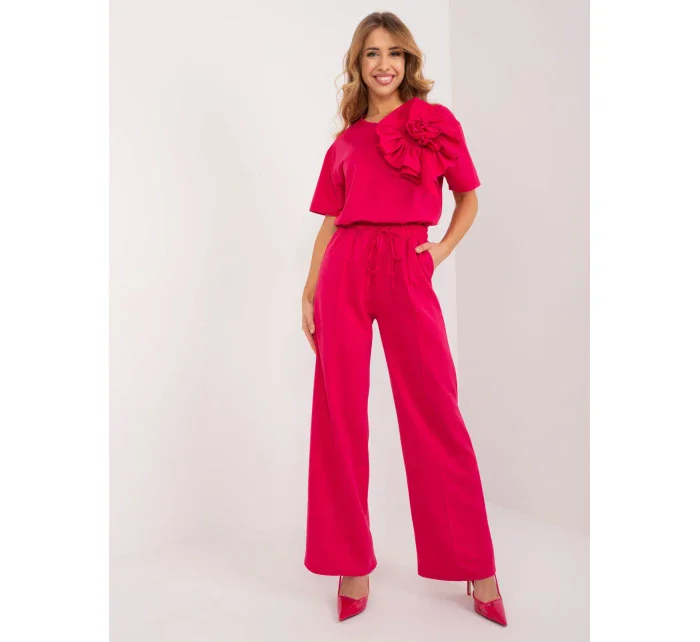 Spodnie LK SP model 21175322 fuksjowy - FPrice Spodnie LK SP model 21175322 fuksjowy - FPrice