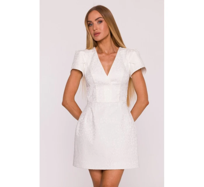 mini šaty krémové model 21296169 - Moe