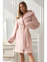 Dámský župan krátký  Pudr růžová L&L model 21877959 - L&L