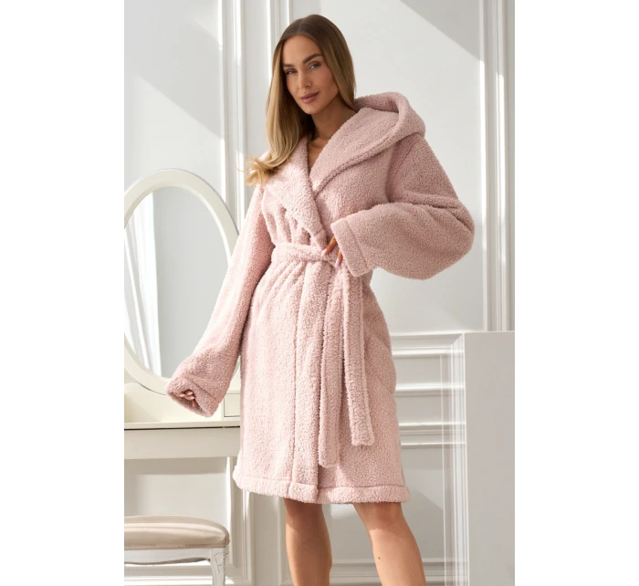 Dámský župan krátký  Pudr růžová L&L model 21877959 - L&L