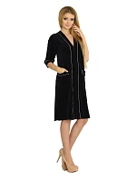 Dámský župan Velur Zip model 22321123 - De Lafense Dámský župan Velur Zip model 22321123 - De Lafense