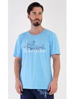 Pánské pyžamo bermudy Letadlo