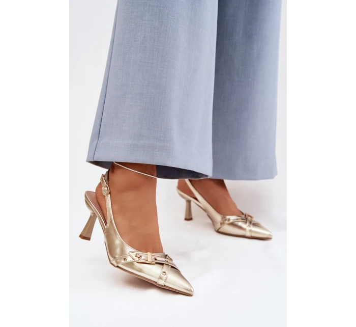 Sandály na podpatku  model 225226 Step in style