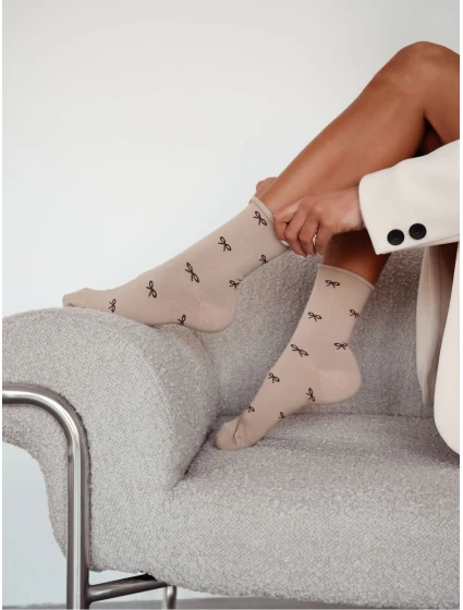 Milena ponožky 0200-209 Malé mašle 37-41