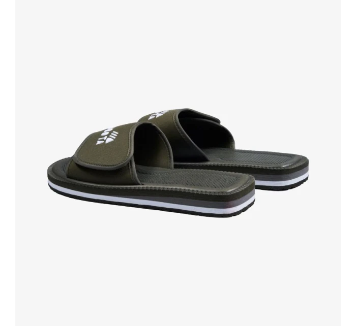 Žabky Kubota na suchý zip v khaki barvě K0000-100-005-19-1