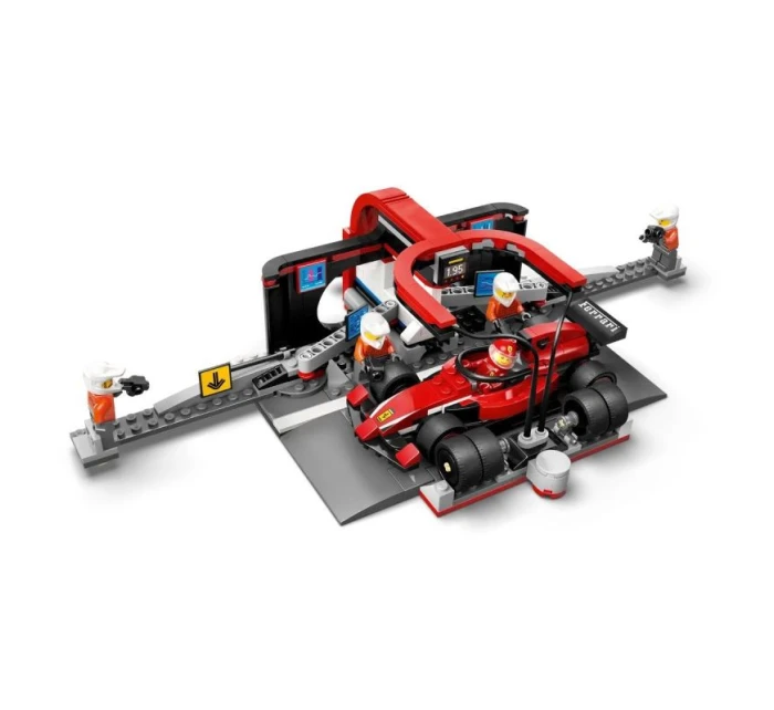 LEGO CITY 60443 Zastávka v boxech F1 a mechanici s vozem Ferrari LEGO CITY 60443 Zastávka v boxech F1 a mechanici s vozem Ferrari