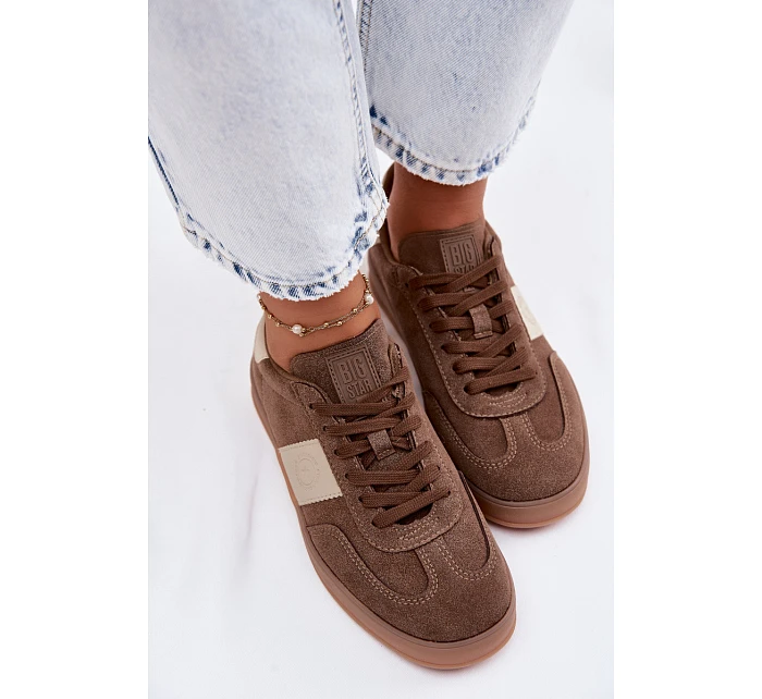 Dámské tenisky Big Star model 22100888 hnědé - Big Star Shoes