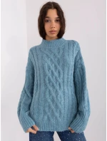 Sweter AT SW  niebieski model 19018672 - FPrice