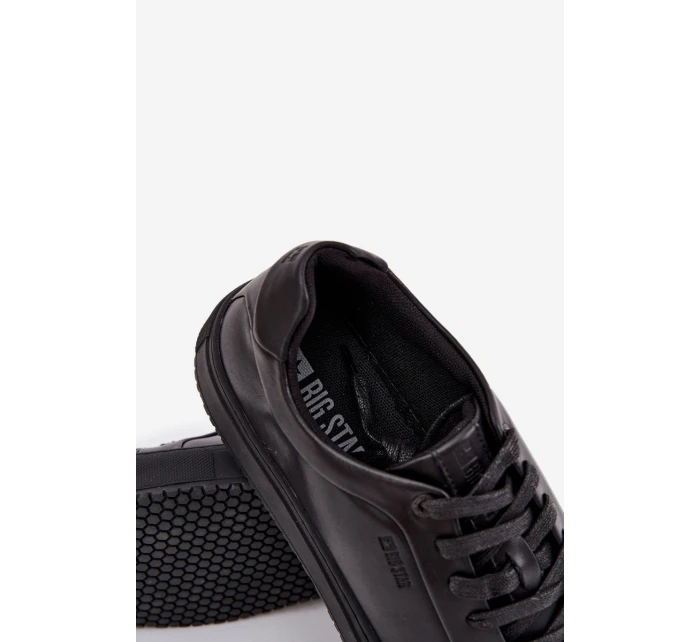 Pánské kožené tenisky Big Star – černé