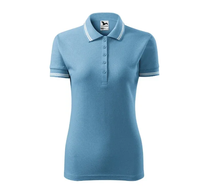 Urban polokošile dámská azurově modrá