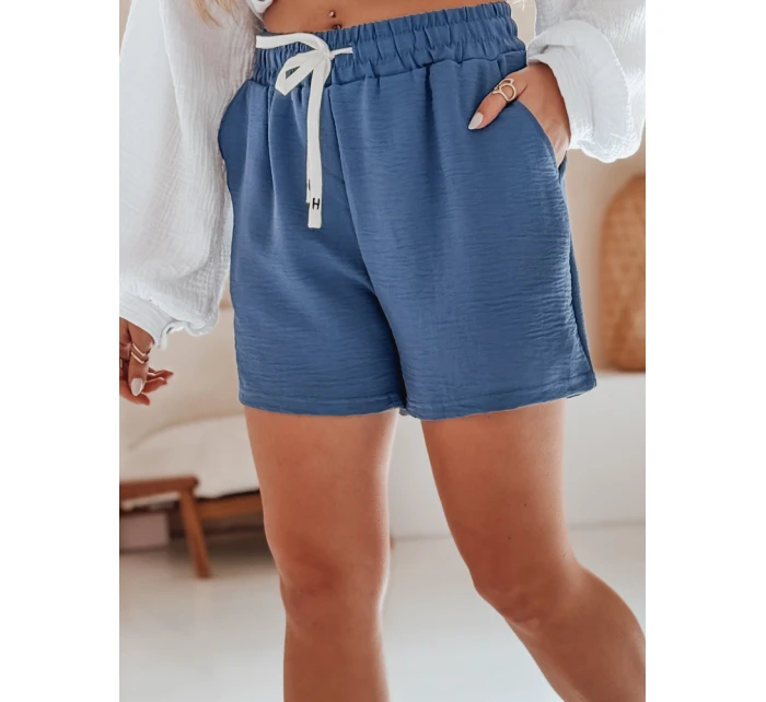 Dámské šortky HOT VIBE blue FashionStreet SY0440 Dámské šortky HOT VIBE blue FashionStreet SY0440