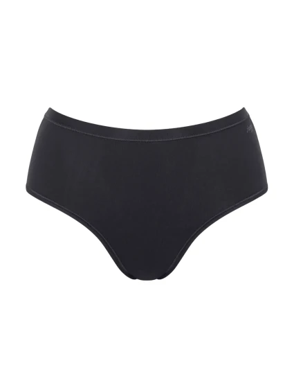 Dámské kalhotky GO Daily Cotton Midi - BLACK - černé 0004 - SLOGGI Dámské kalhotky GO Daily Cotton Midi - BLACK - černé 0004 - SLOGGI