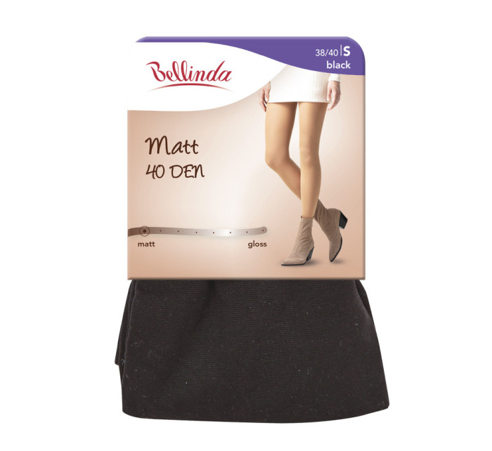 Dámské punčochové kalhoty MATT 40 DEN - BELLINDA - černá
