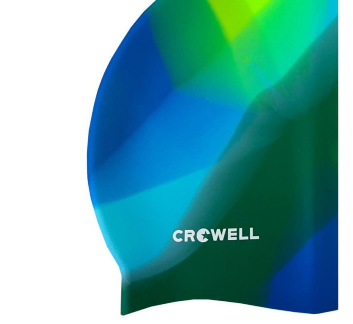 Crowell Multi Flame silikonová plavecká čepice kol.20