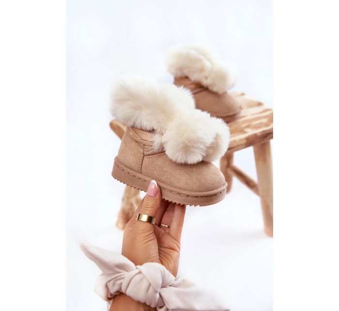 Dětské teplé sněhule Světle béžová model 21600365 - Boto