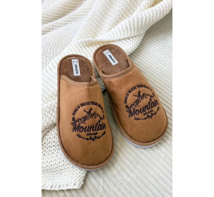 Pánské nazouváky Tiranne – camel