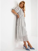 Dámské šaty LK SK  Bílá s černou Lakerta model 21219945 - FPrice