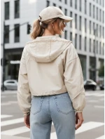 Dámská přechodná bunda s kapucí bílá Dstreet model 21974222 - FashionStreet Dámská přechodná bunda s kapucí bílá Dstreet model 21974222 - FashionStreet