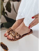 Dámské žabky GLAMSTEP s leopardím vzorem FashionStreet ZY0928 Dámské žabky GLAMSTEP s leopardím vzorem FashionStreet ZY0928